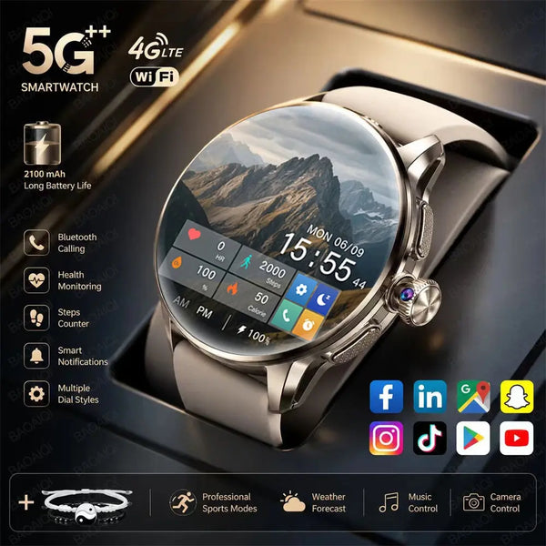 4G Smartwatch with AMOLED & Video Calling