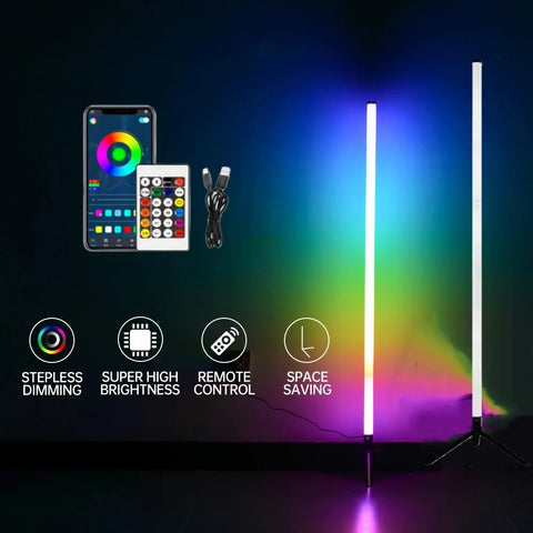 RGBIC Corner Floor Lamp