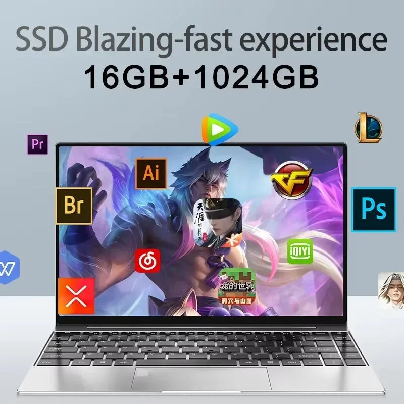 14.1" Ultra Slim Intel i9 Laptop