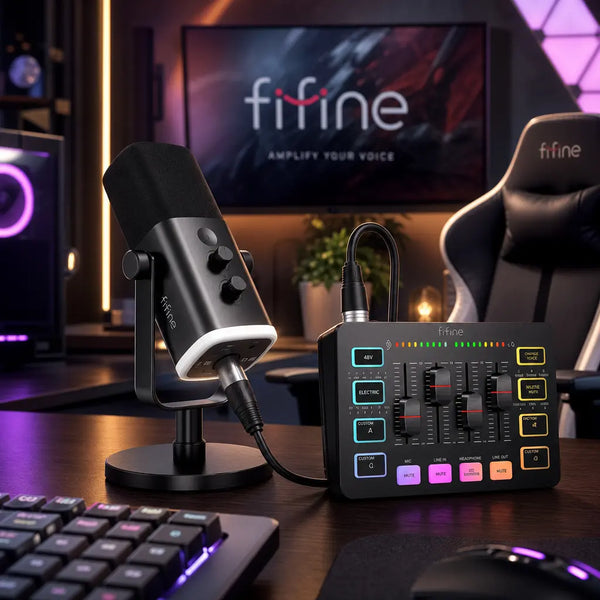FIFINE Ampligame KS5 Podcast Kit