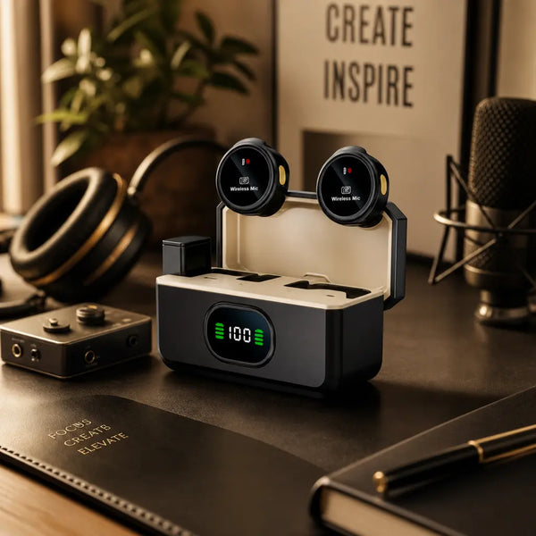 Magnetic Wireless Lavalier Microphone