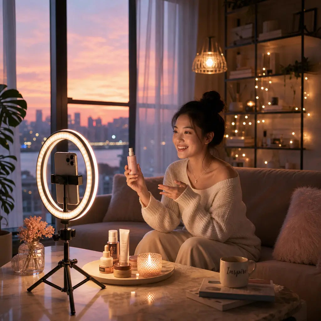 LED Selfie Ring Light with Tripod